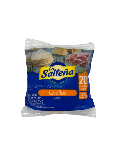 La Saltena - Criollas Crispy Empanada Discs - Big & Thick - 767g (20 discs)