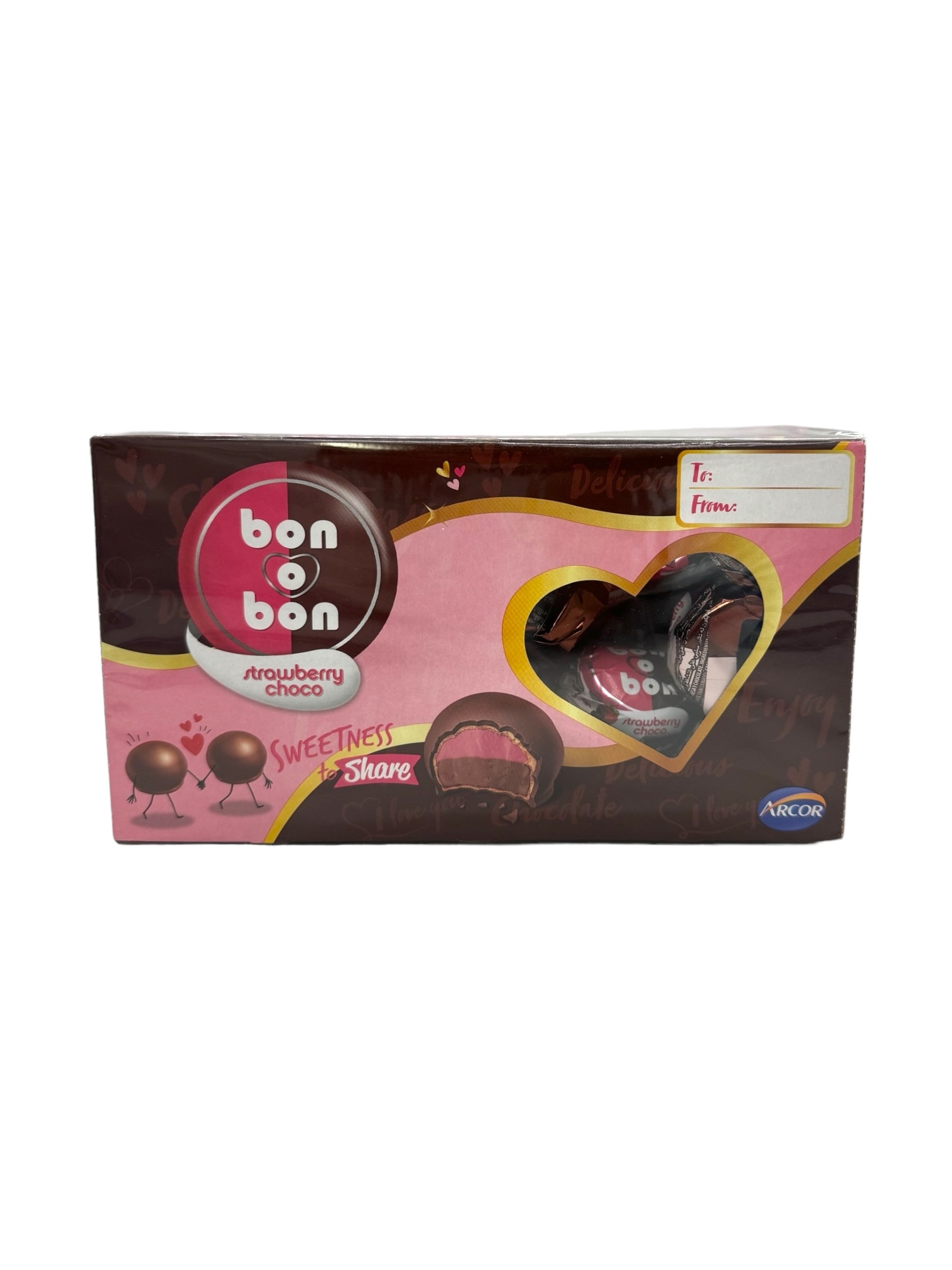 Arcor Bon O Bon- Strawberry Choco - 270g – Latimex Market