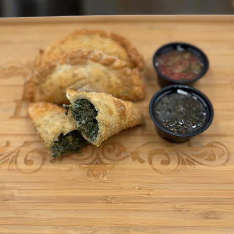 Argentine Spinach & Cheese Empanada Top