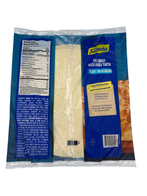 La Saltena  Hojaldrada Flaky Pie Crust Back