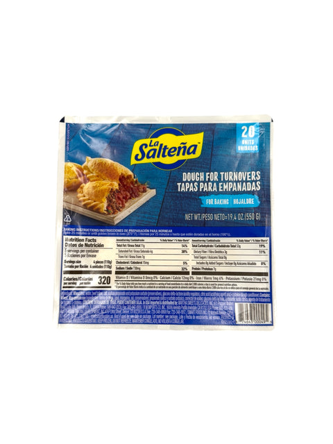 La Saltena  Hojaldre Empanada Discs Front