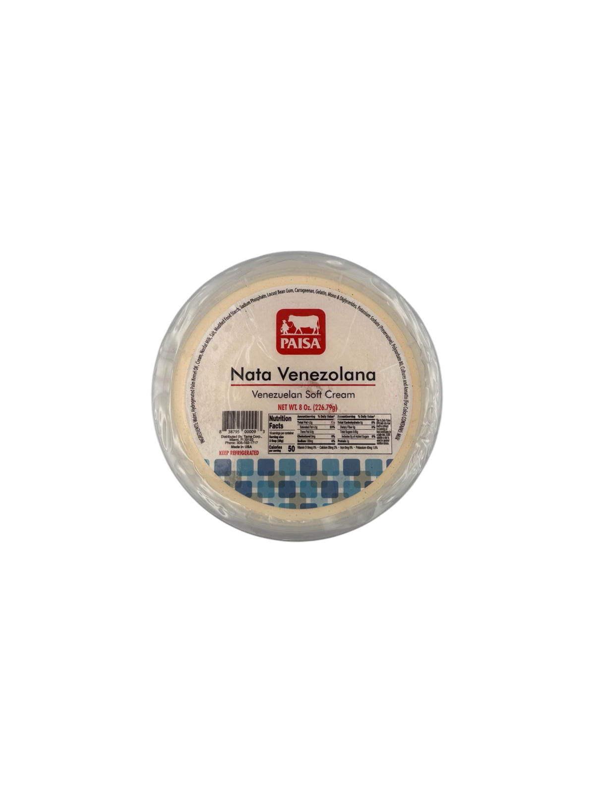 Paisa - Nata (Soft Cream) - 8oz.
