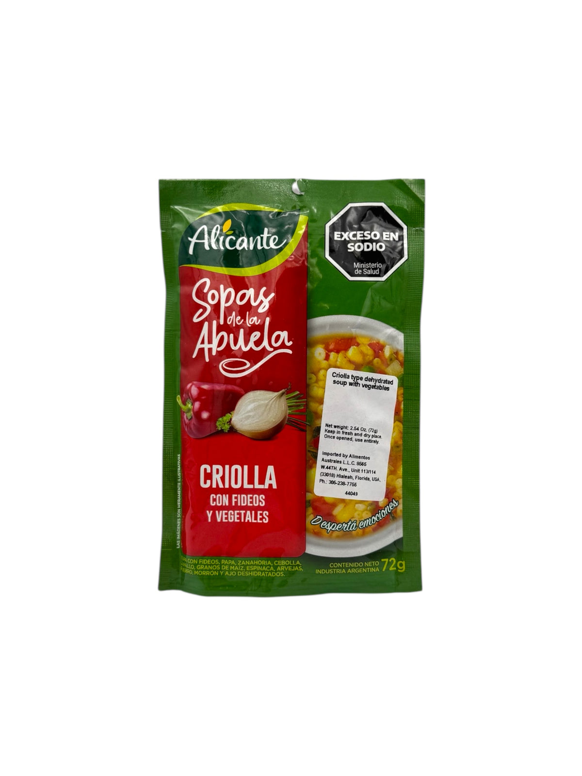 Alicante - Criolla Soup Mix - 72g