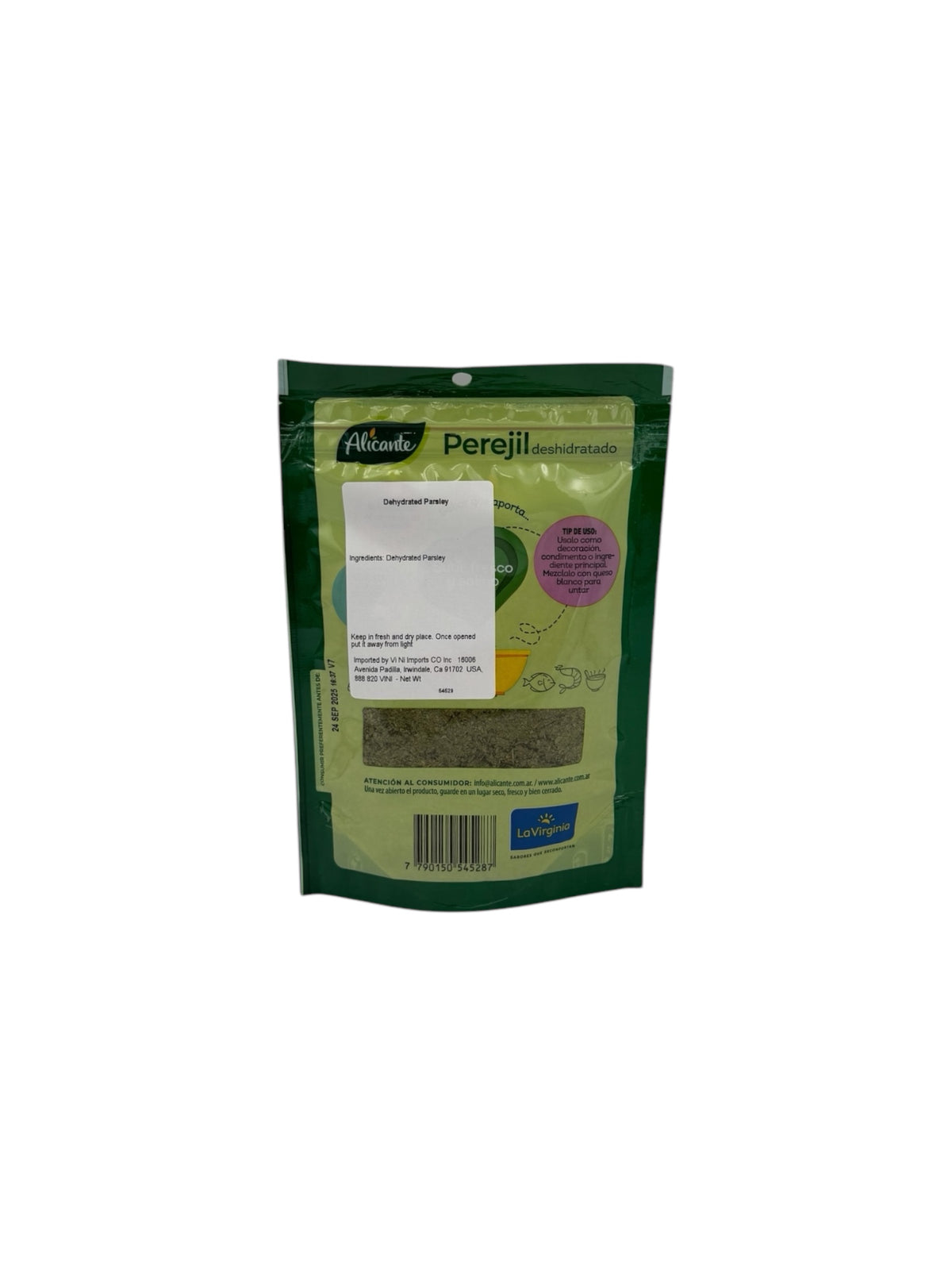 Alicante - Dehydrated Parsley - 25g