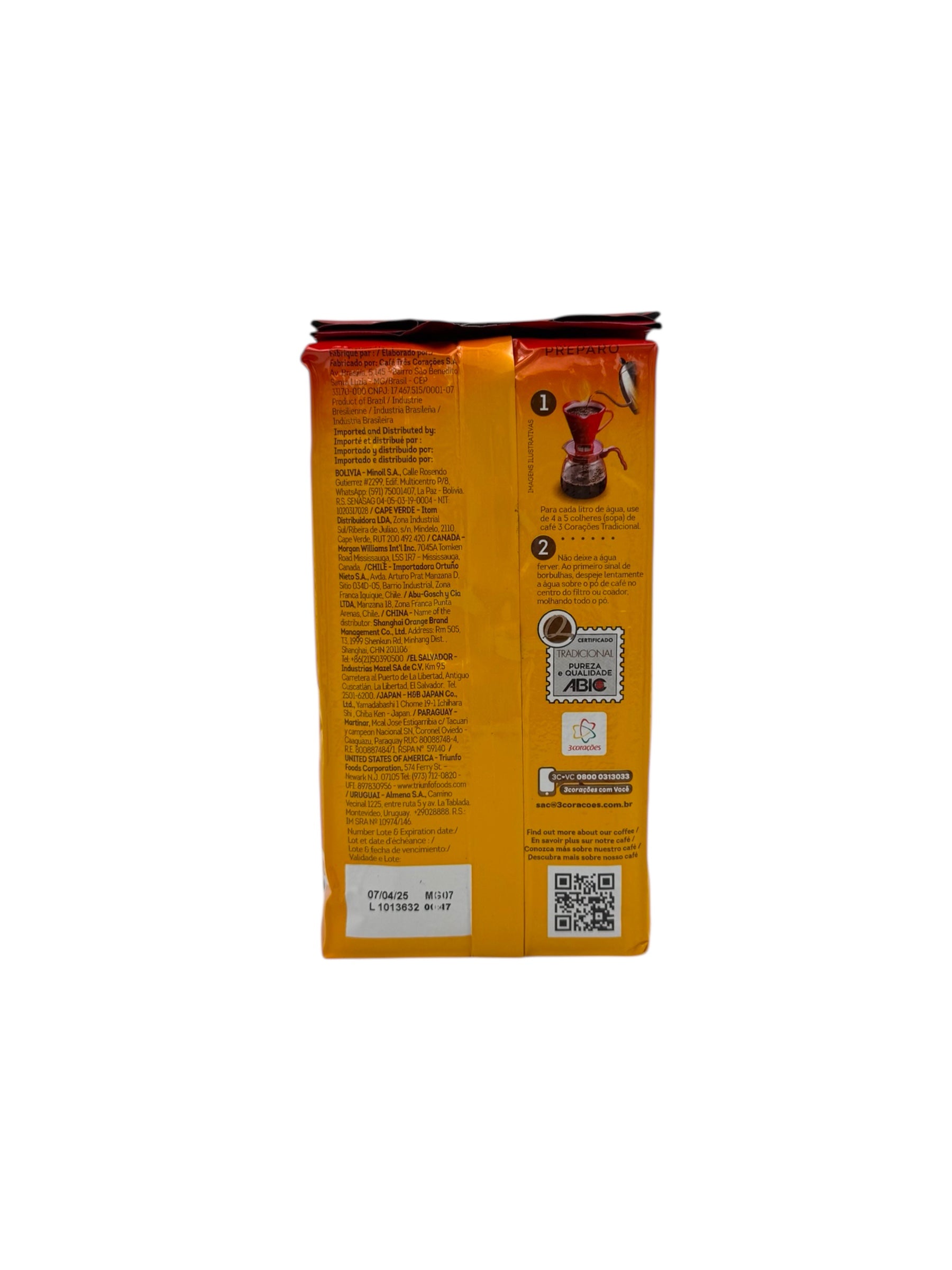 3 Coracoes Brazilian Coffee (Medium Roast) - 500g – Latimex Market