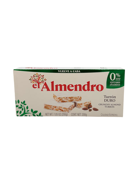 El Almendro - Turron Duro - ( 0% Added Sugar ) - 200g