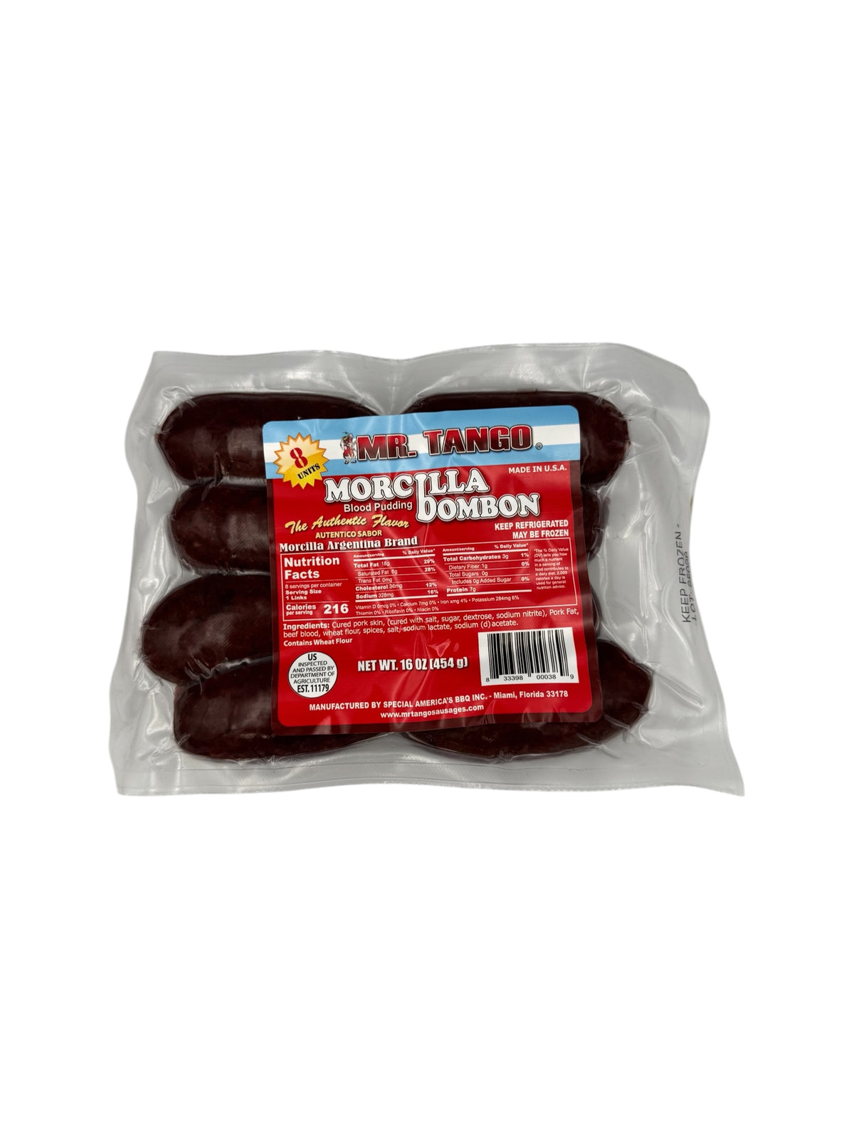 Mr.Tango - Bombon Blood Sausage - 16oz