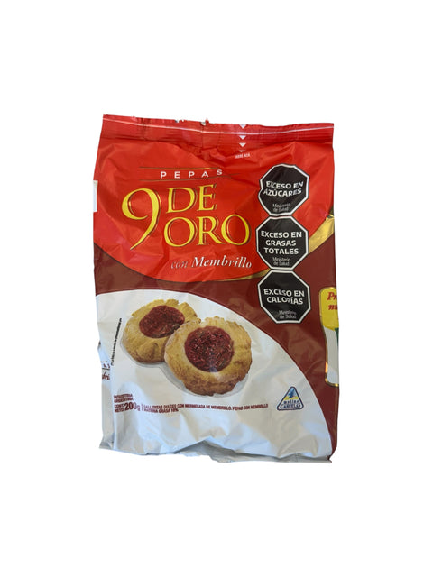 9 De Oro Pepas de Membrillo - 200g