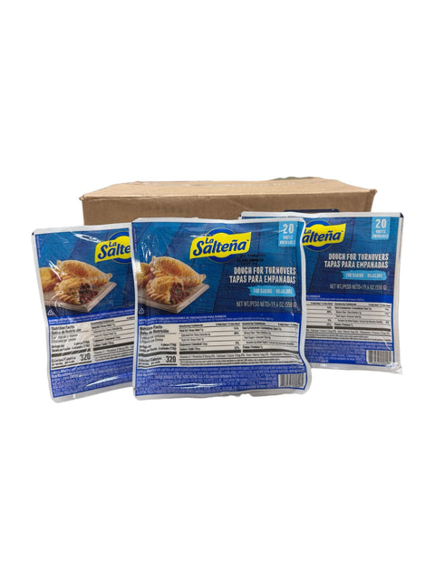 La Salteña - Hojaldre Empanada Discs - 550g (20 discs) - Single or Case of 18