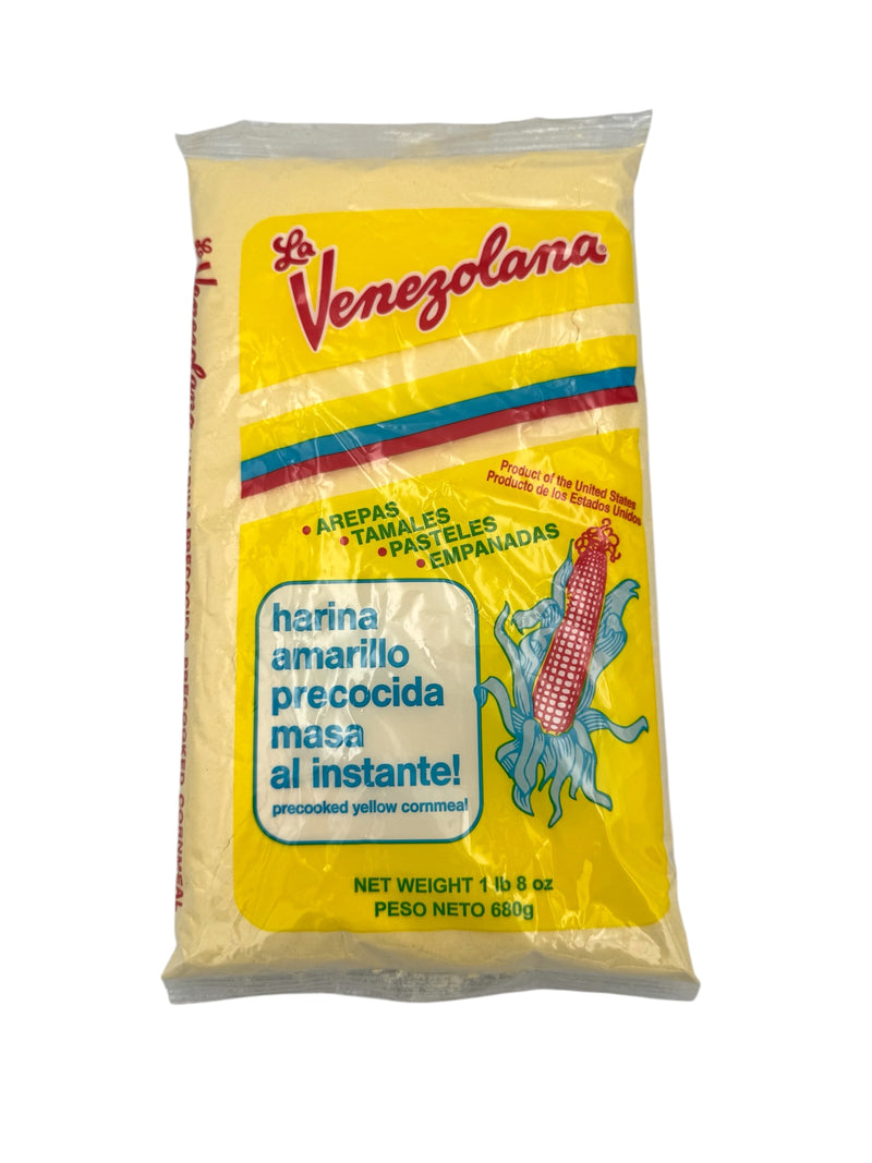 La Venezolana - Precooked Yellow Corn Meal - 680g