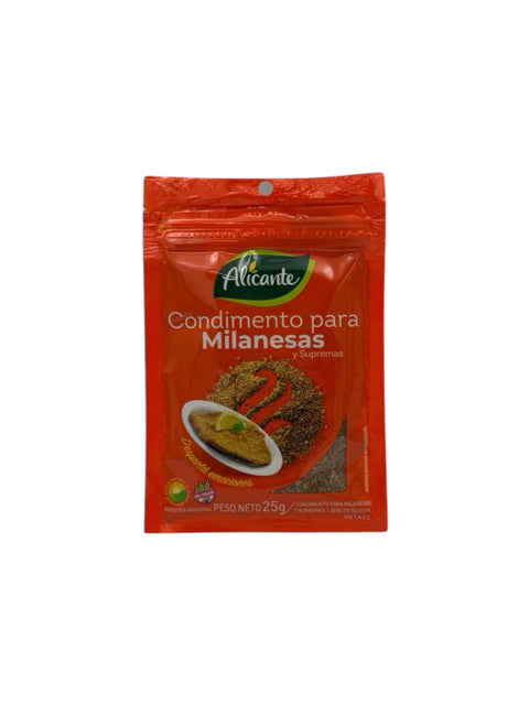 Alicante Milanesa Seasoning Mix Front