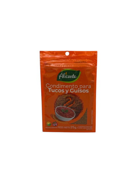 Alicante Tomato Sauce & Stew Seasoning Mix Front