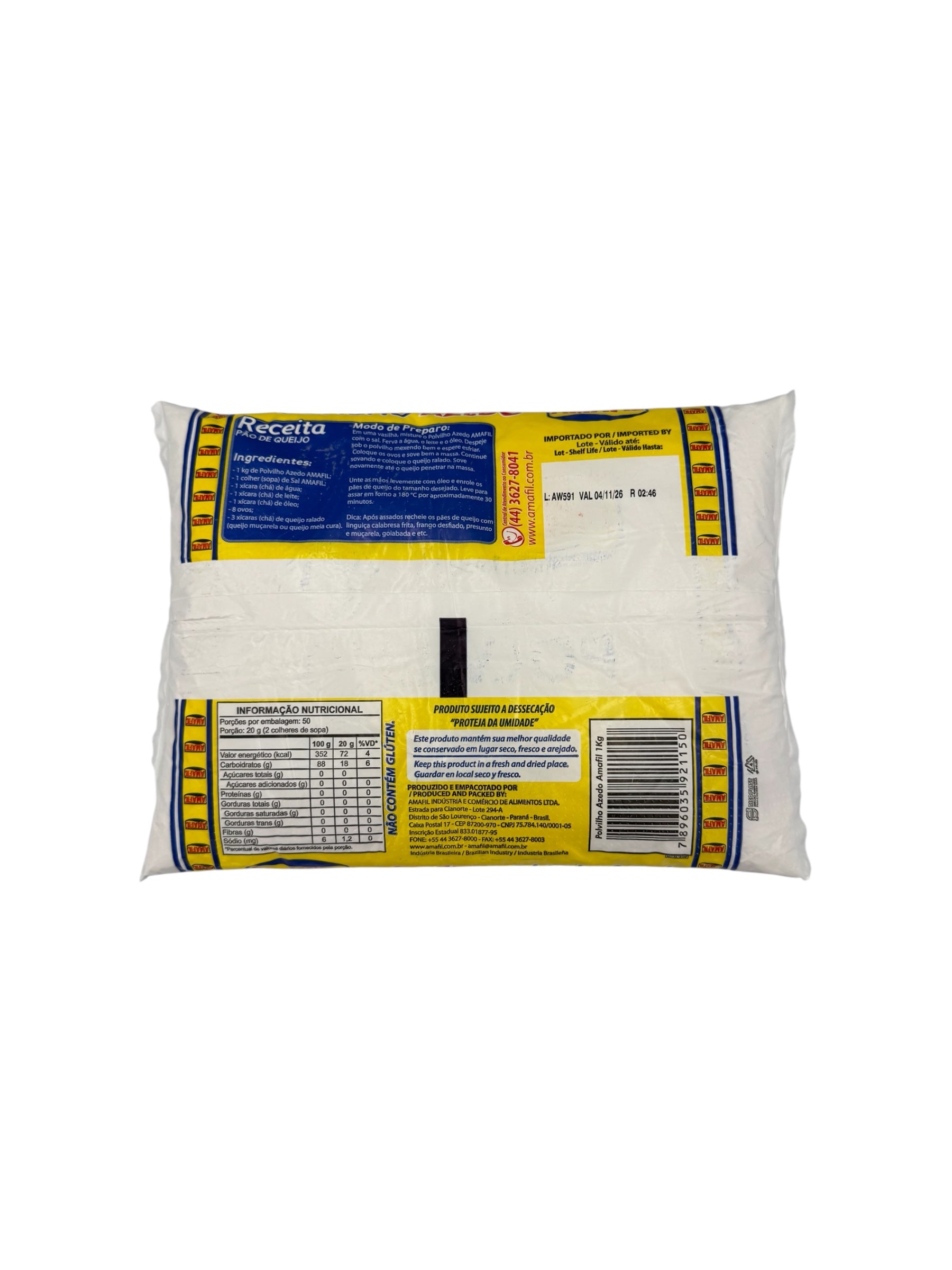 もちハム エース マルコ Amafil Polvilho Azedo (Sour Manioc Starch) - 1kg – Latimex Market