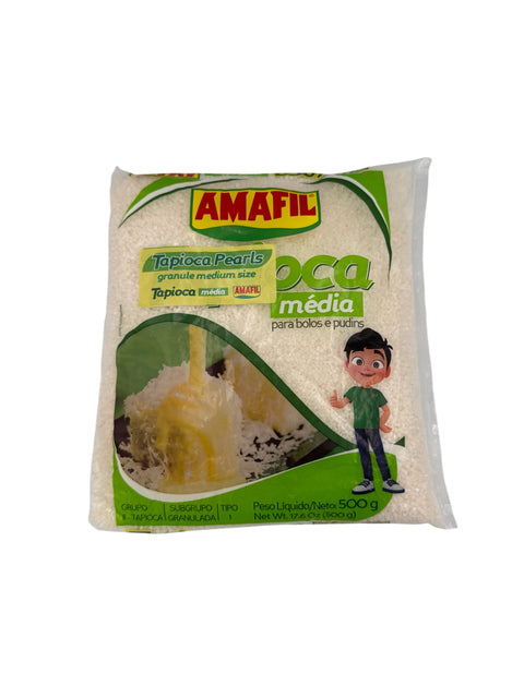 Amafil Tapioca Pearls (Medium Sized) - 500g Front