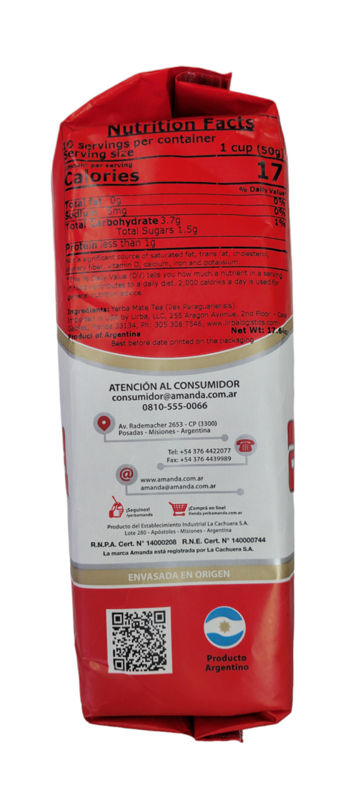 Amanda Yerba Mate Tradicional (side image)