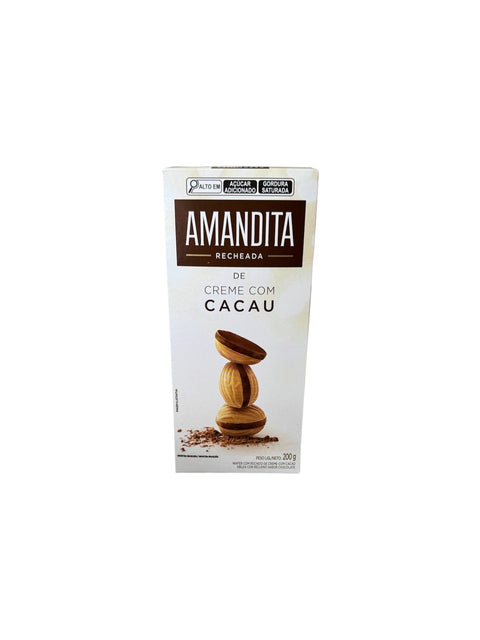 Amandita Recheada de Crème com Cacao - 200g Front