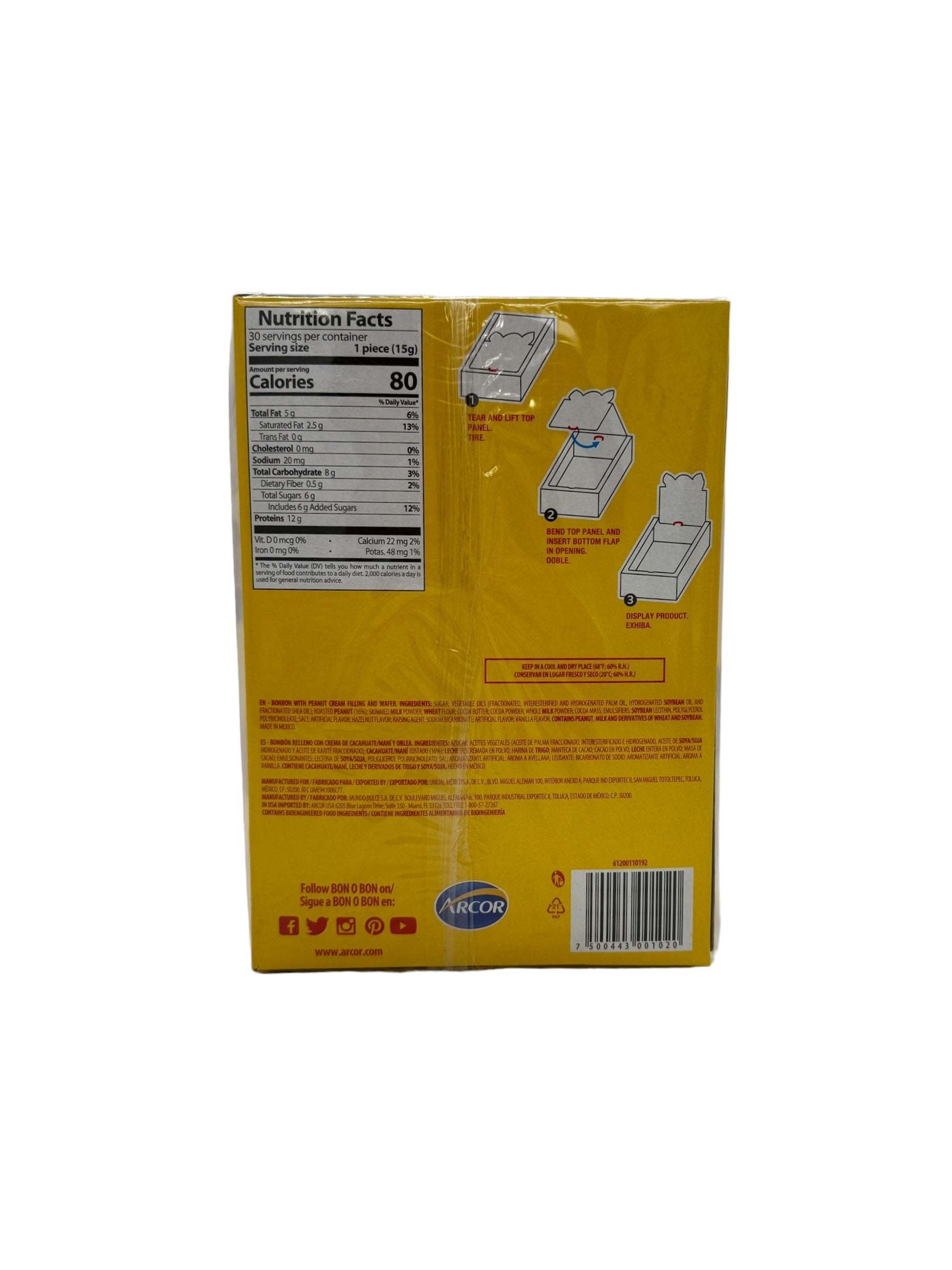 Arcor Bon O Bon Chocolate - 450g – Latimex Market
