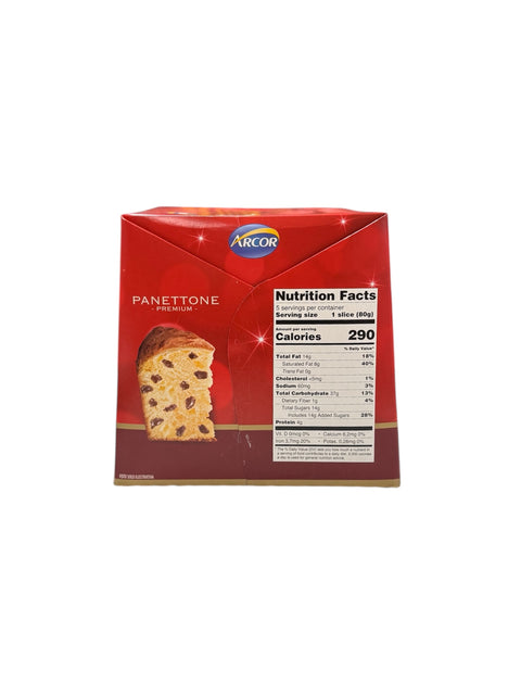 Arcor Chocolate Chip Panettone - 400g Side