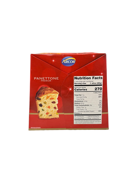 Arcor Classic Panettone - 400g Side
