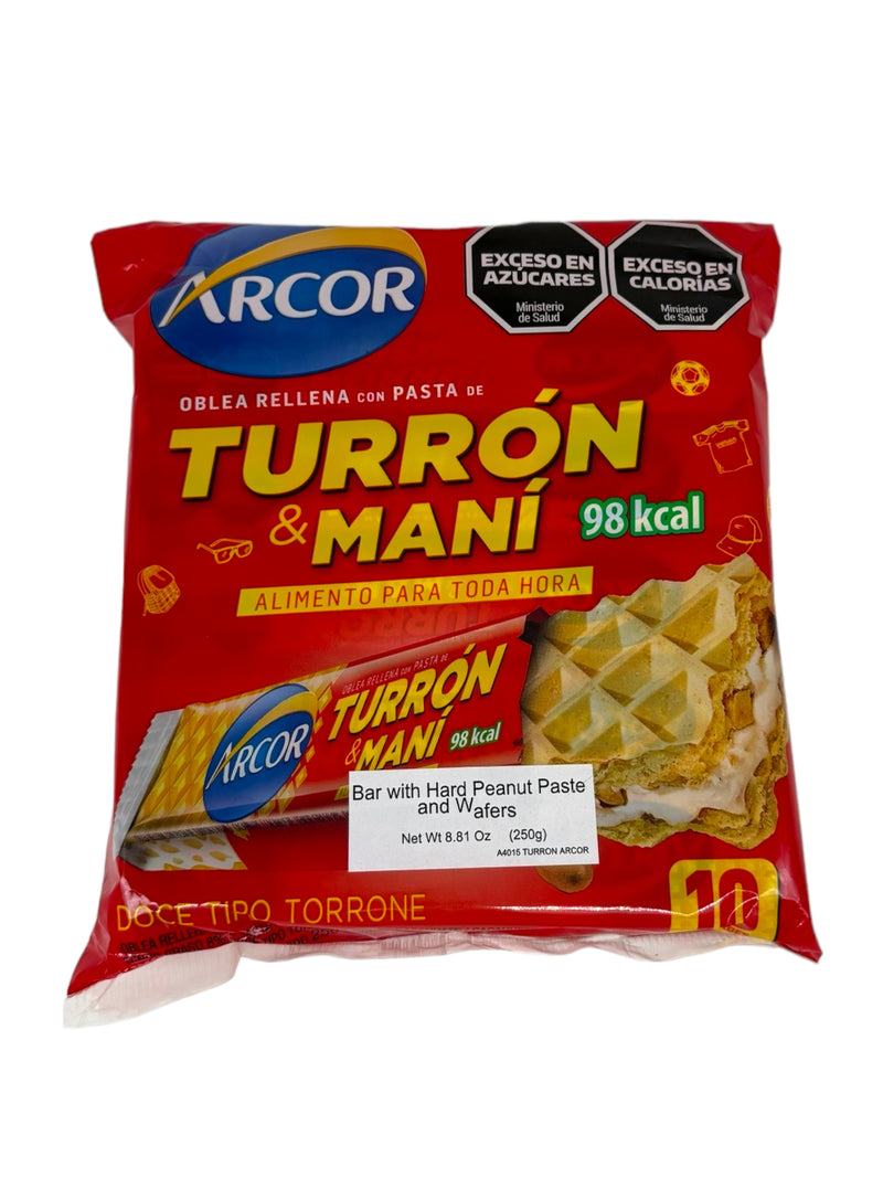 Arcor Turron y Mani (front image)