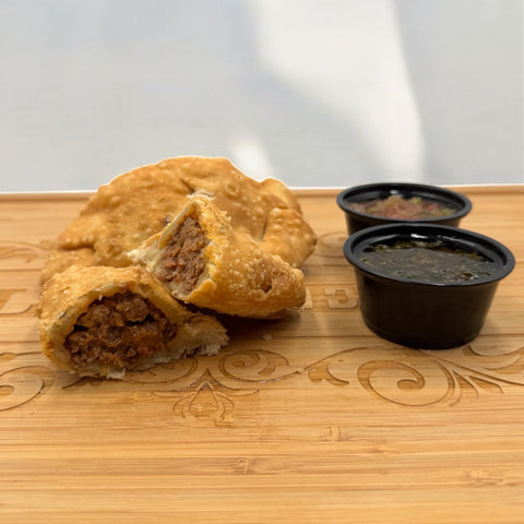 Argentine Spicy Beef Empanada Front