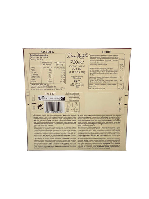 Buon Natale Panettone - 750g Back
