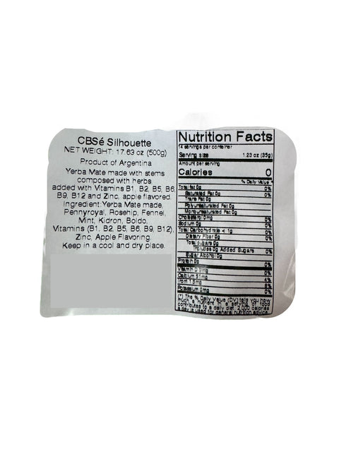 CBSe Silueta Yerba Mate (back image)