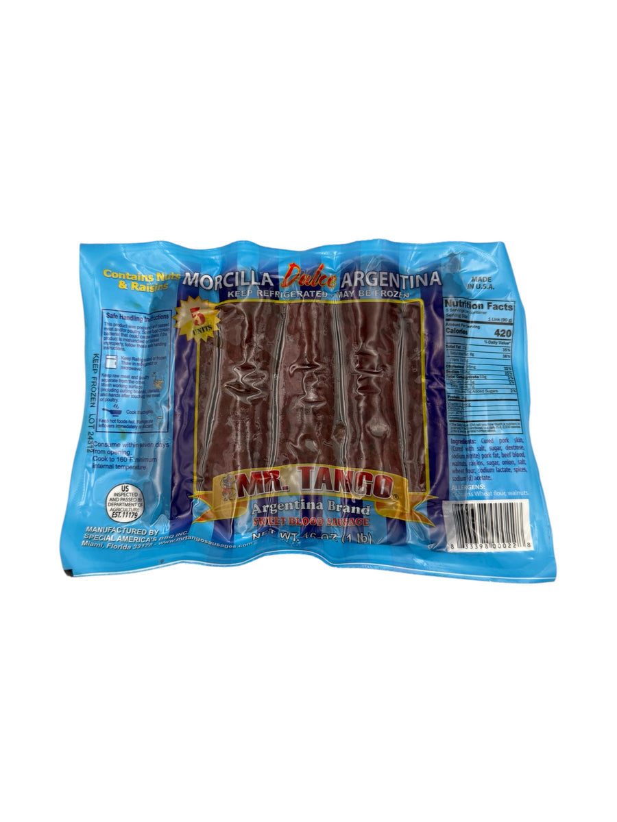 Mr. Tango - Sweet Blood Sausage - 16oz