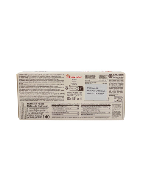 El Almendro - Turron de Coco - 200g
