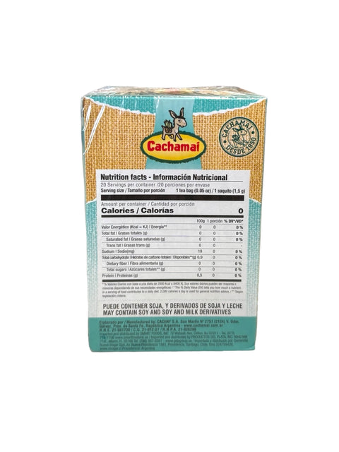 Cachamai Boldo (back image)