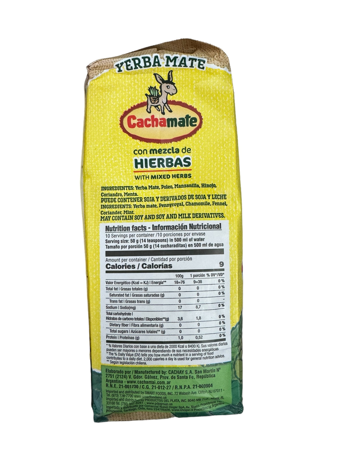 Cachamate con Mezcla de Hierbas  Mate (back image)
