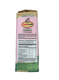 Cachamate  con Mezcla de  Hierbas Rosada (back image) 