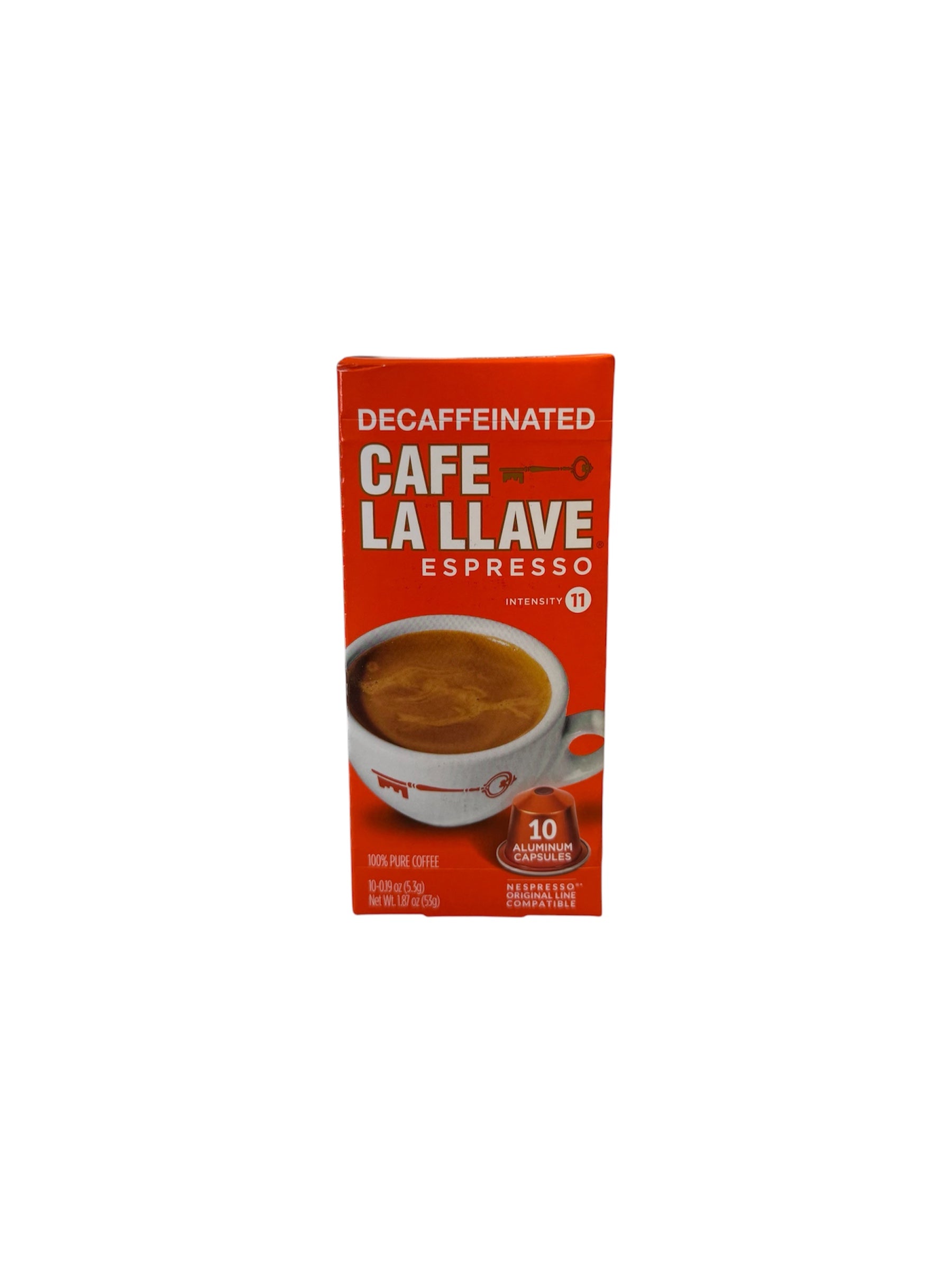Cafe La Llave Decaffeinated Nespresso Pods - 10ct – Latimex Market
