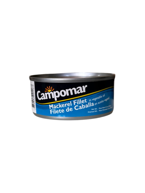Campomar Mackeral in Vegetable Oil - 150g Front