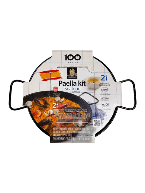 Carmencita Paella Kit with Pan - 2 servings Front