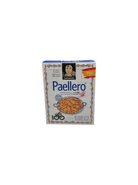 Carmencita Paellero Paella Seasoning w/ Saffron- 20g Front