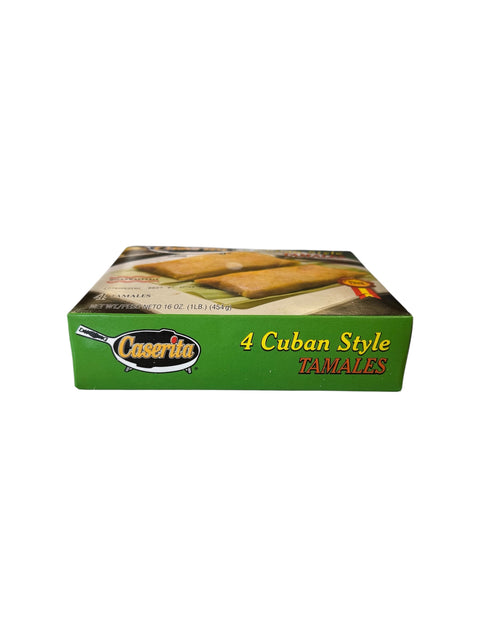 Caserita Cuban Style Tamales - 4 units - 16oz Side