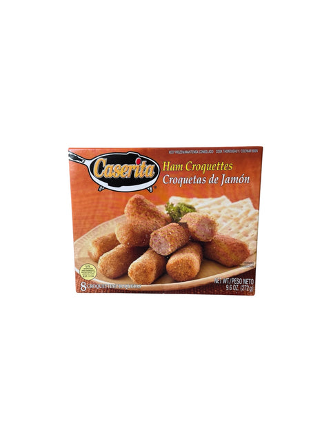 Caserita Ham Croquettes ( Croquetas de Jamón) - 8 units - 9.6oz Front