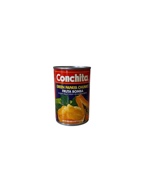 Conchita Green Papaya Chunks (Fruta Bomba) - 16oz Front