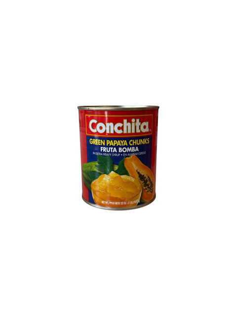 Conchita Green Papaya Chunks (Fruta Bomba) - 32oz Front