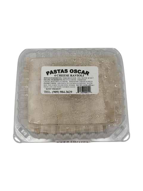Pastas Oscar - 4 Cheese Ravioli - 14oz