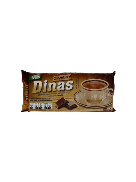 Dinas Chocolate ( Cloves & Cinnamon Flavored ) - 500g Front