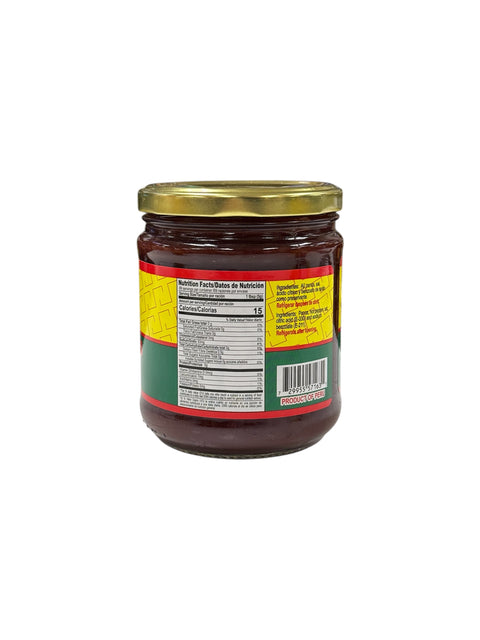 Doña Isabel Aji Panca - 445g - back side with nutritional facts 