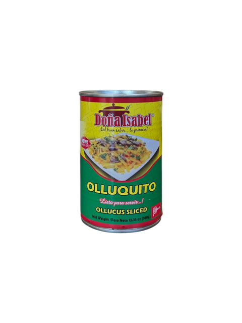 Can of Dona Isabel Olluquito - front side