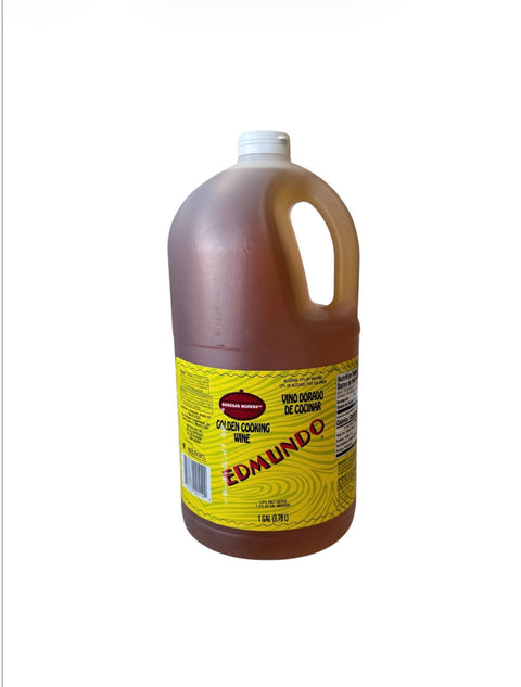 Edmundo Golden Cooking Wine Vino Dorado - 1 Gal Front