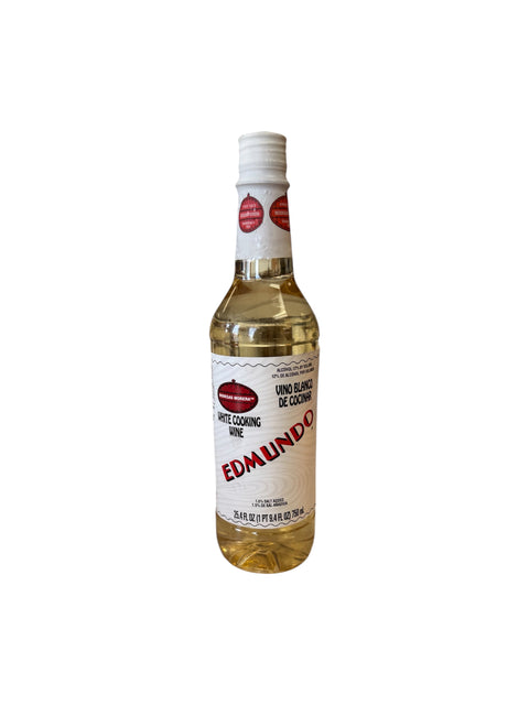 Edmundo White Cooking Wine (Vino Blanco para Cocinar)-25.4 Fl Oz Front