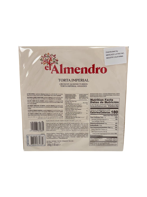 El Almendro Torta Imperial - 200g Back