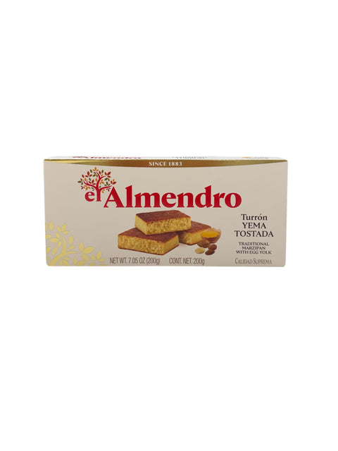 El Almendro Turron Yema Tostada - 200g Front