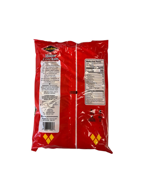 Excelsior Jamaican Water Crackers - 300g Back