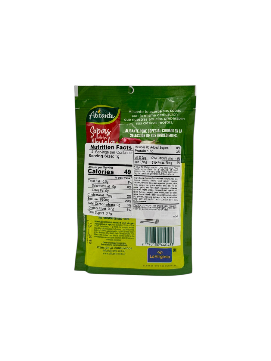 Alicante - Criolla Soup Mix - 72g